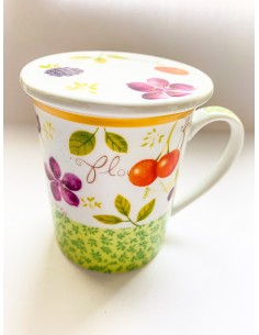 Taza Cerezas Rojas.